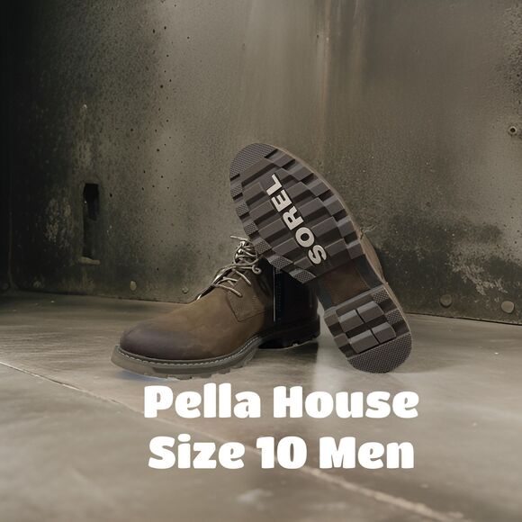 Sorel MADSON™ II Chukka Men's Waterproof Boot Tobacco Brown Size 10 - Picture 7 of 7